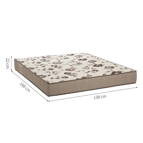 Colchão Casal Mega Resistente com Espuma D28 Ortobom (22x138x188) **novo embalado**