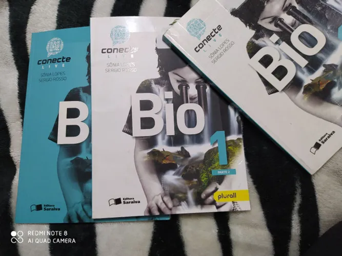 Livro Conect Live Biologia 1 (3 livros)