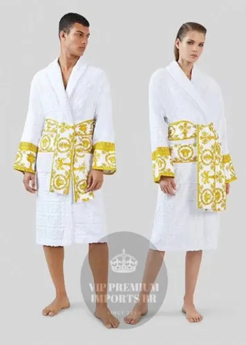Roupao versace meduza baroque unissex 
