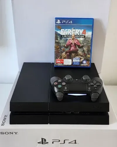 PS4 500GB c/ Jogo + Garantia- Temos Loja Física