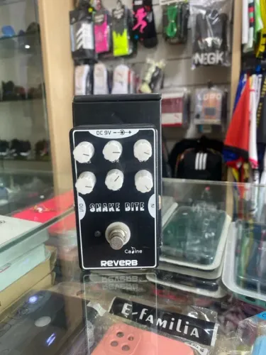 Pedal Caline Reverb Snake Bite Guitarra Violão+ Nf+ Garantia