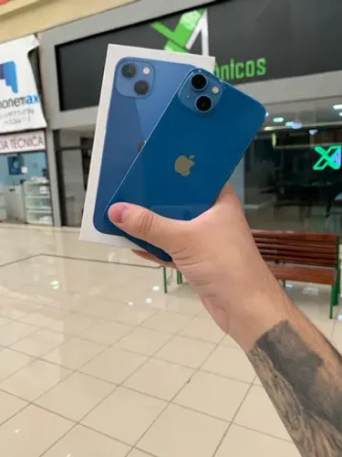 iPhone 13 azul 128g com garantia / levamos até você
