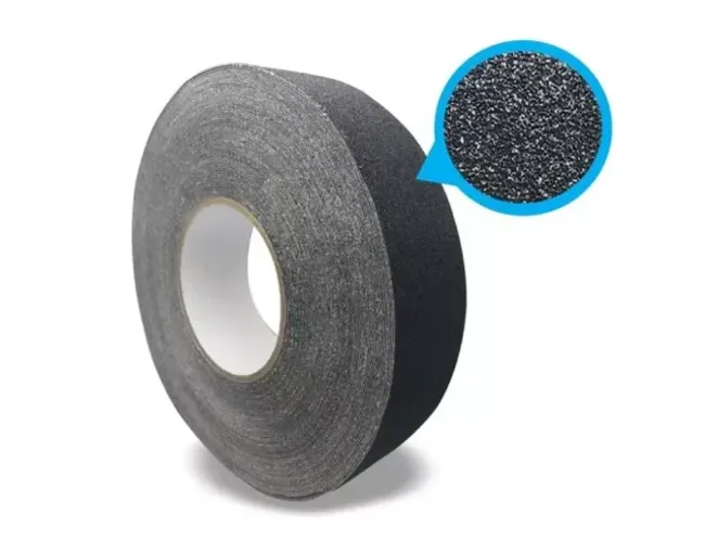 Fita Antiderrapante Adesiva Abrasiva Lixa 20m X 50mm Preta