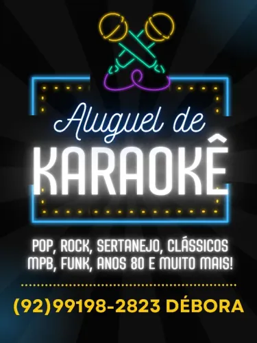 ALUGUEL DE KARAOKÊ