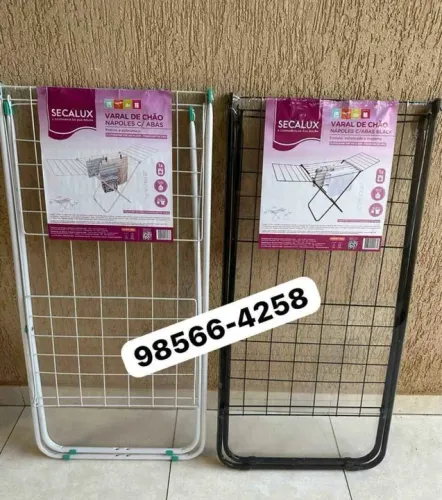 Varal de Chão Secalux Napoles C/ Abas