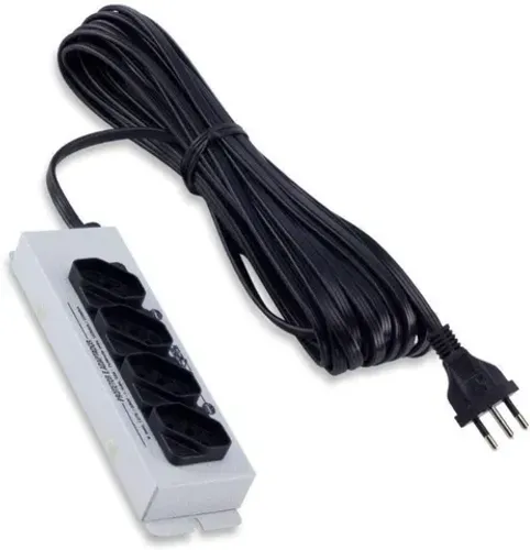 Protetor E Adaptador Filtro 4 Tomadas 10 Metros Force Line