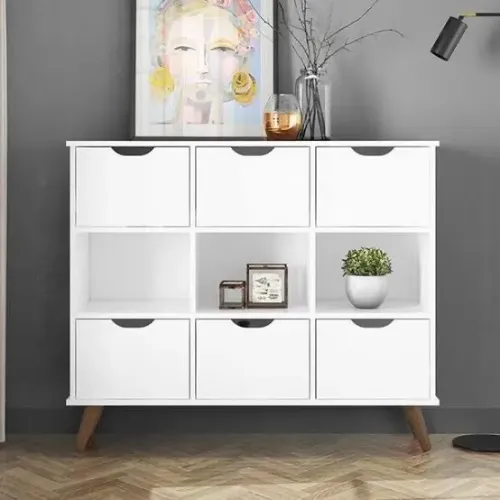 Nicho Organizador Branco 6 Gavetas Novo Oferta 