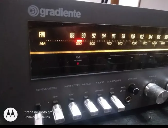 RECEIVER gradiente s125 ( AM FM mudo)