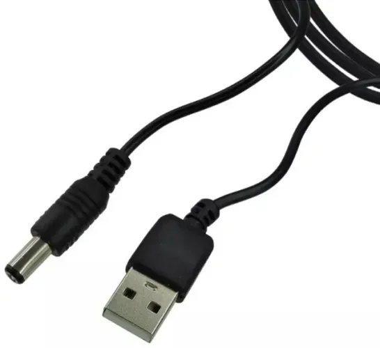 Cabo Usb 2.0 Macho X Dc Plug Conector 5v 3.5mm Arduino Automação COD-CP740  