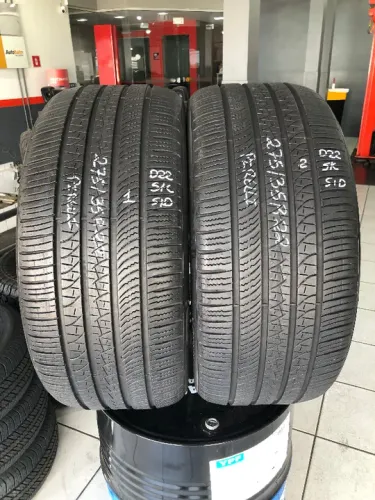 Jogo de pneus Pirelli aro 22 original BMW X5 (seminovos)