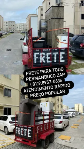 Frete e mudança  qualquer  interior  de Pernambuco 