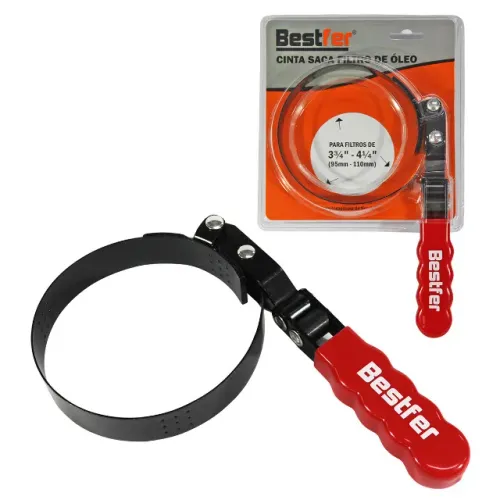 Chave Saca Filtro Óleo De Cinta 95mm A 110mm Bestfer