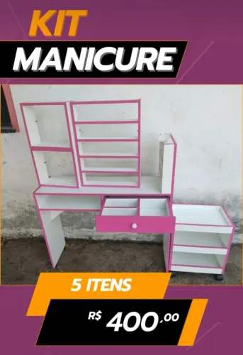 Kit Mesa de Manicure Completo