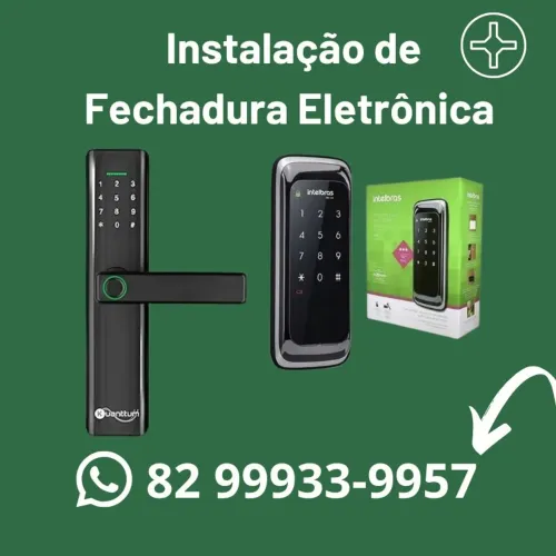 Instalação de fechadura eletrônica