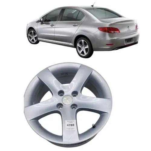 Roda Aro 17 Peugeot 408 Furação 4X108 etq4788