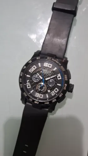 Relogo invicta blek super novo