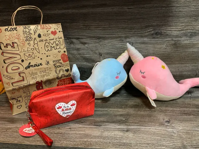 Dia dos Namorados: Casal de Pelúcias + Necessaire 