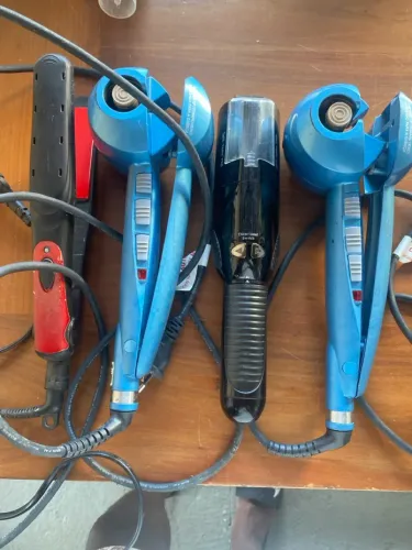 Prancha de cabelo modeladora 