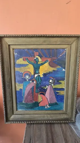 Quadro religioso antigo