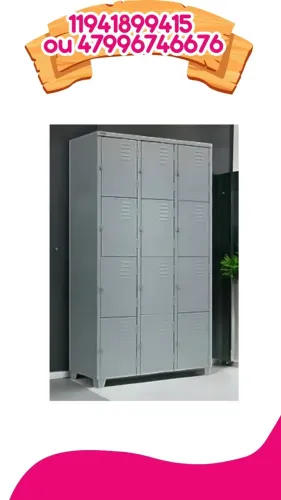 roupeiro de aço de 12 portas