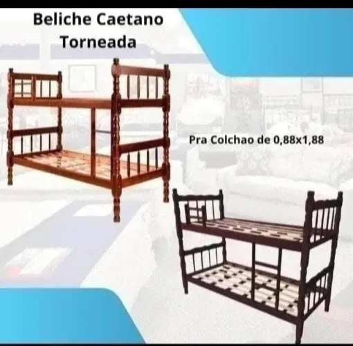 Cama Solteiro Beliche OLX Já Entrega e Monta na Hora