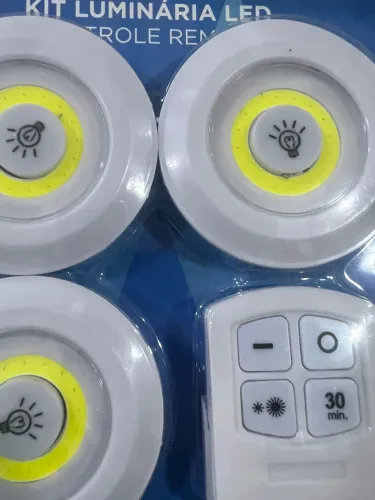 Kit Luminária LED com Controle Remoto