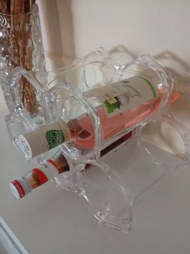 Suporte de acrílico para vinho