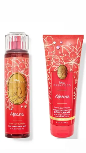Kit Body Splash+ Hidratante - Moana (Importado Edição Limitada)  Bath & Body Works