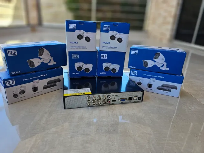 Kit Câmeras de Segurança WEG WCAM - Completo!