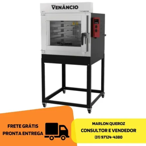 Forno Turbo 5 Esteiras Venâncio Elétrico