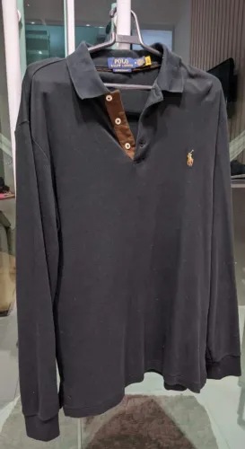 Camiseta Ralph Lauren Manga Longa (M)