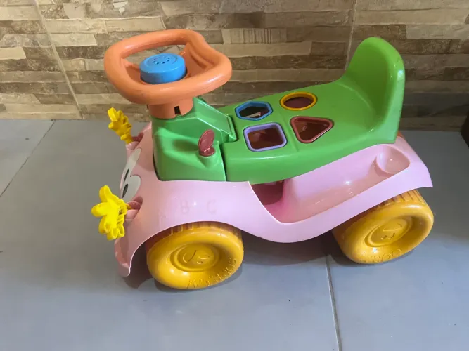 Carrinho rosa 