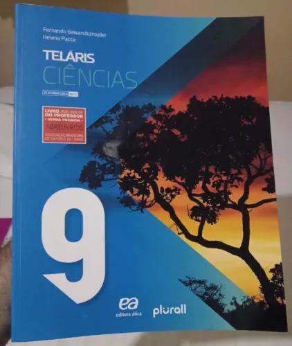 Livro didático Teláris Ciências editora Ática 9° ano 