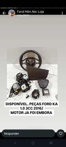 Airbag Ford Ka 1.0 3CC 2016