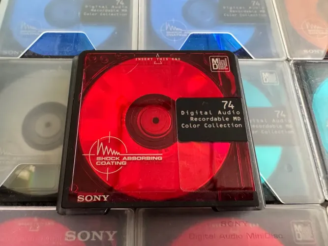 MiniDisc - 10 unidades - Com Caixa