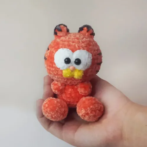Amigurumi Garfield - Pelúcia De Crochê
