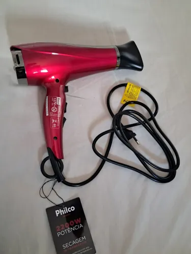 Secador de cabelo philco cherry