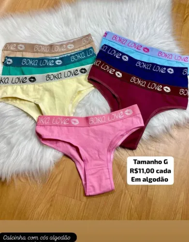 Calcinha feminina em algodão conforto e qualidade