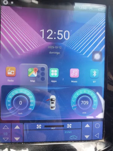 Multimídia automotivo tesla de 10" Android