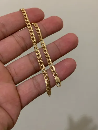 Pulseira usada ouro 18k