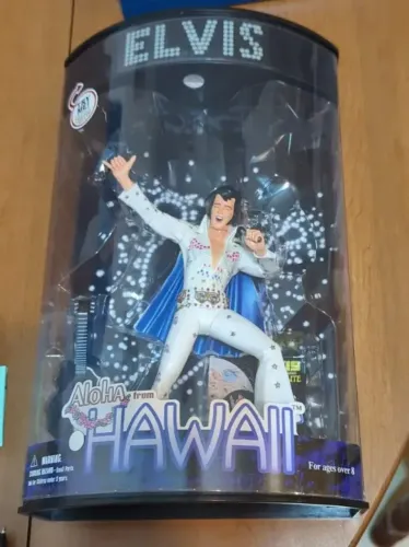 Boneco Articulado Elvis Aloha From Hawaii X-toys Na Caixa!