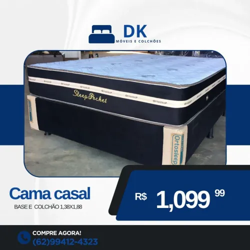 Cama Casal Box OrtoSleep - 1,38x1,88