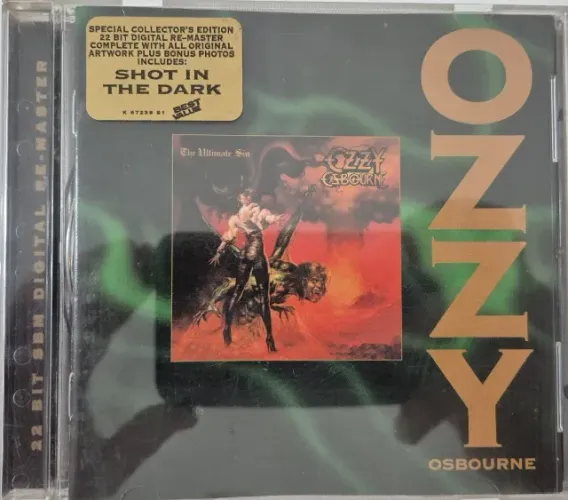 Ozzy Osbourne - The Ultimate Sin 1995 Remaster Importado [CD]