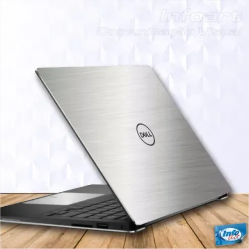 Skin Adesivo Proteção para Notebook Dell Latitude 3540 15,6" -Tampa + Logo Dell em recorte