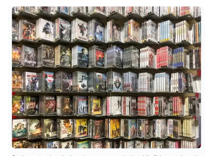 Caixas de produtos variados