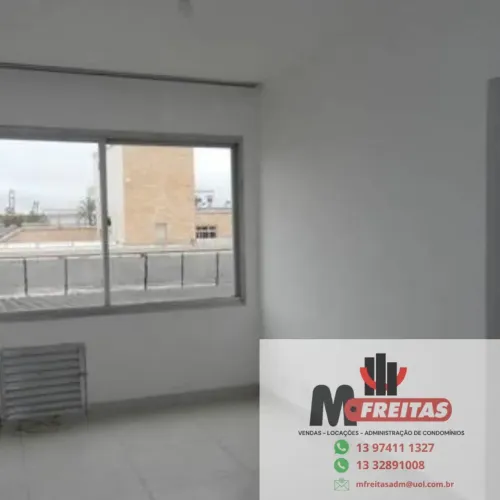 Imóvel para aluguel possui 50 metros quadrados com 1 quarto em Ponta da Praia - Santos - S
