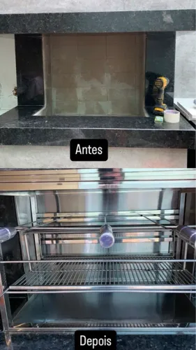 Revestimento Aço Inox com Grelhas sob medida