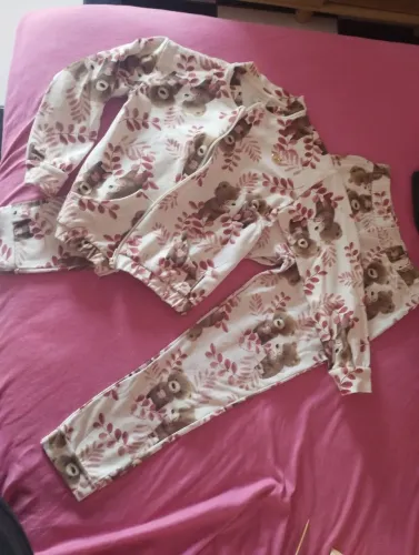 Conjunto  com estampa de ursinhos