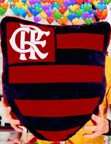 ALMOFADA OFICIAL DO FLAMENGO GRANDE NOVA 