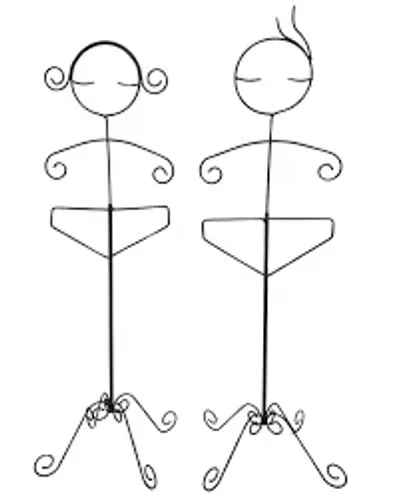 Manequim expositor aramado infantil - MODELO MENINA